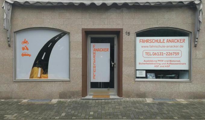 Fahrschule Anacker Büro Mainz
