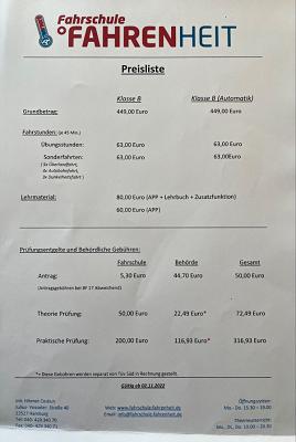 Fahrschule Fahrenheit